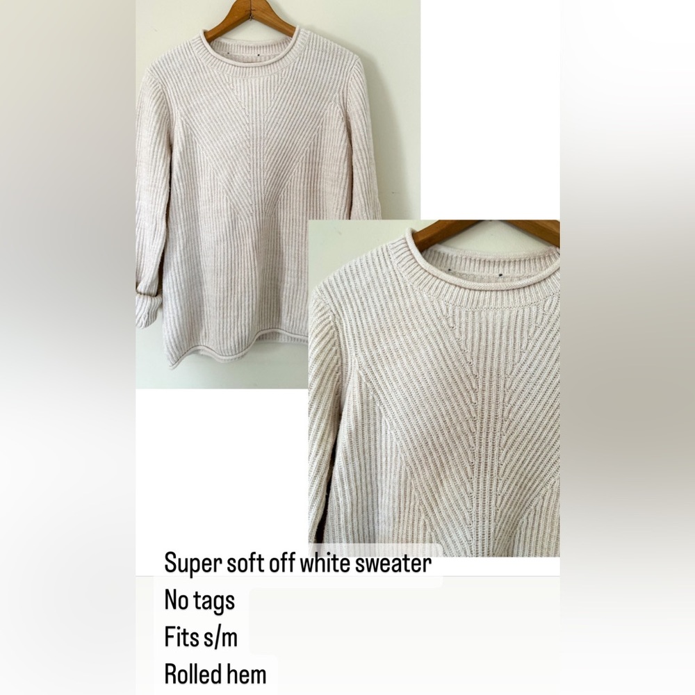 Off white sweater